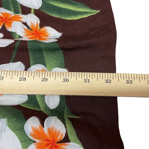 Favant Mens Hawaiian Tropical Floral Rayon Button Up Shirt Size XL  ith pocket - Picture 8 of 8